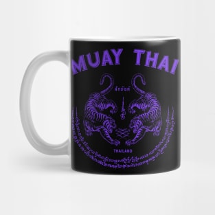 Muay Thai Tiger Sak Yant Tattoo Kickboxing Thailand Mug